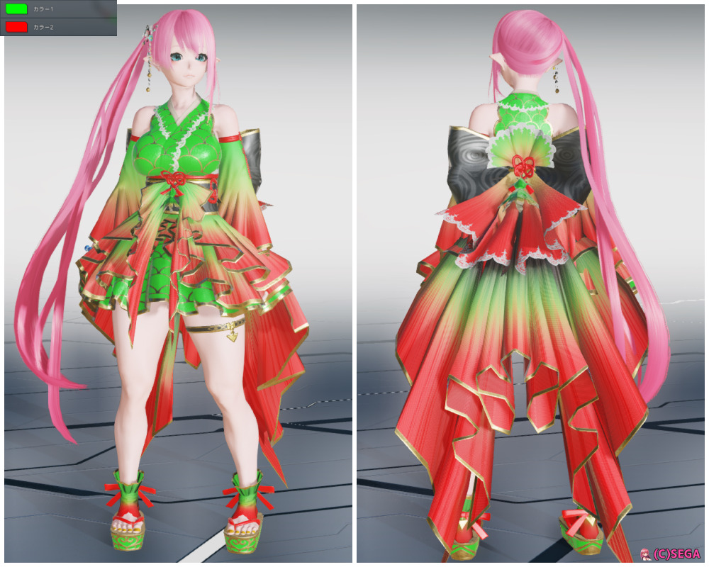 PSO2NGS】ワキンキャリコ[Ba]の詳細まとめ【金魚和服】 - まかぽっぽNGS