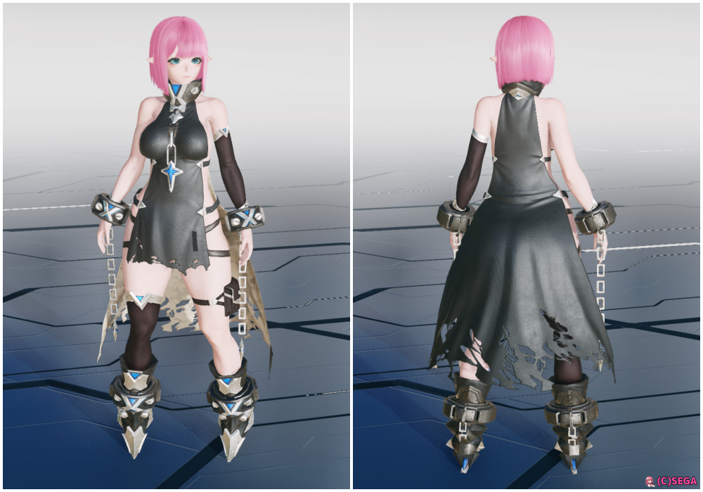 安い pso2 咎人囚人女性服