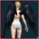 天使の翼 黒