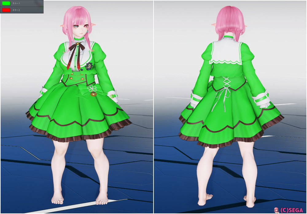 PSO2NGS】天宮こころ・レプカ[Se]【にじさんじ再現衣装】 - まか