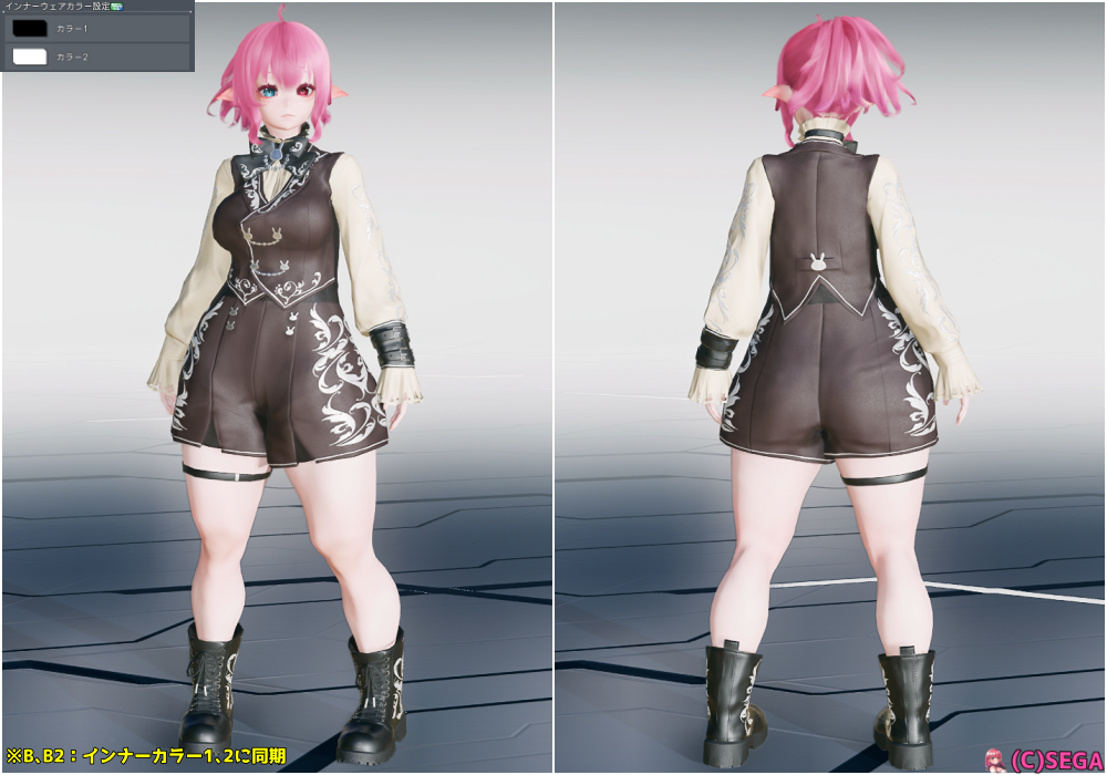 PSO2NGS】ナルソキッスT2[Ba]の詳細【ゴシック風のショートパンツ