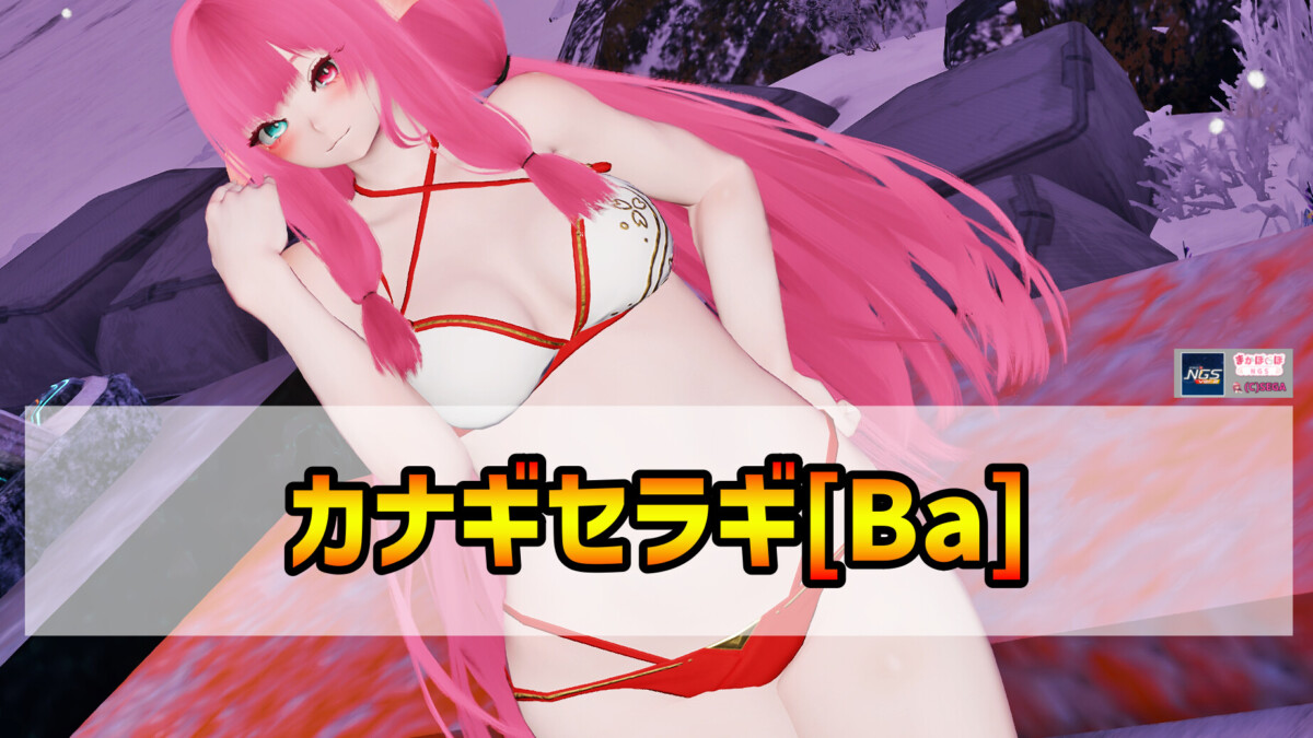 【PSO2NGS】カナギセラギ[Ba]【巫女服】
