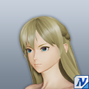 N-編みこみハーフアップ