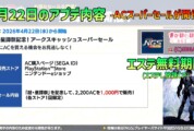 【PSO2NGS】4月22日のアプデ内容 -ACスーパーセールが開催-